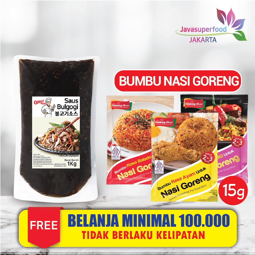 

Saus Buogi Korea 1Kg / Sauce Buogi Saus Daging Bbq Steak Halal