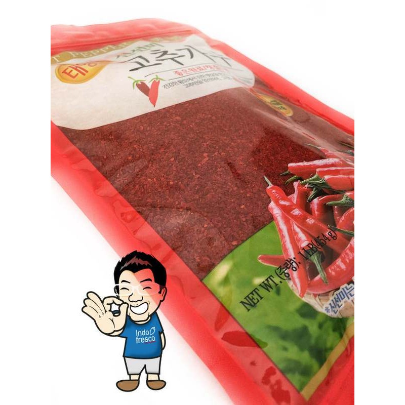 

Shinsun Gochugaru Cabai Bubuk Korea- Korean Hot Chilli Powder 450Gr