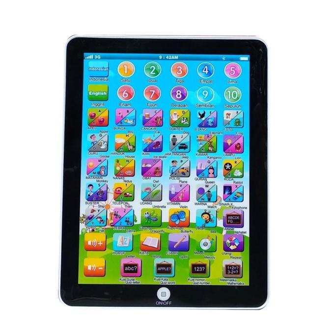 Tomindo Mainan Edukasi Anak Ipad Playpad 2 Bahasa Maenan Edukatif Anak