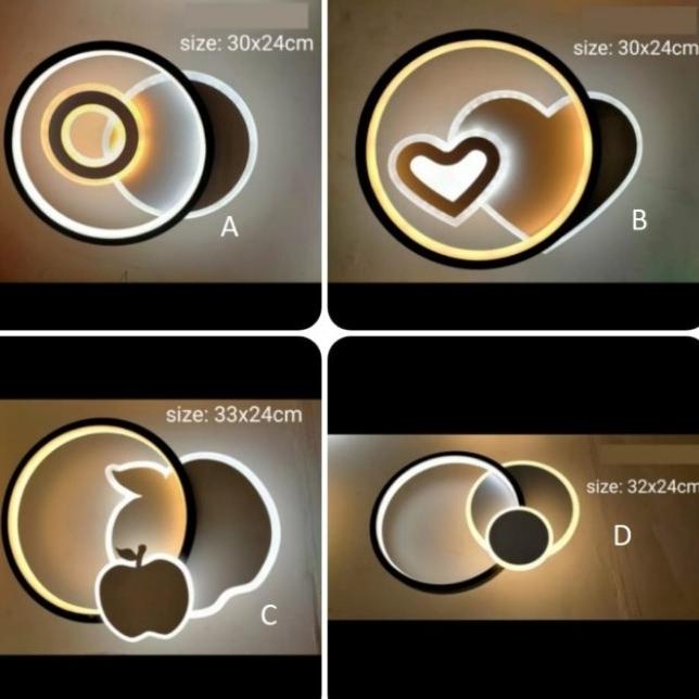 Lampu dinding hias kamar tidur Minimalis LED Nordic Scandinavian Premium