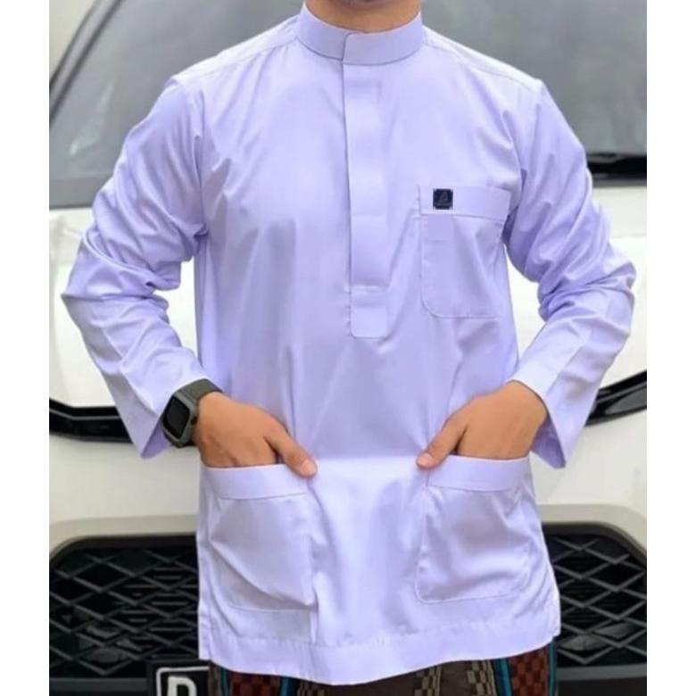 Promo Koko Arrizky By Zay Rasyid Premium Motif Polos/AR RIZKY EXCLUSIVE Murah
