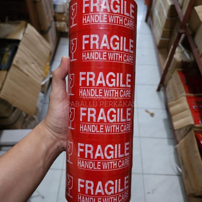 

\\\\\] Isolasi Fragile2"x90 Yard / Lakban Fragile Merah