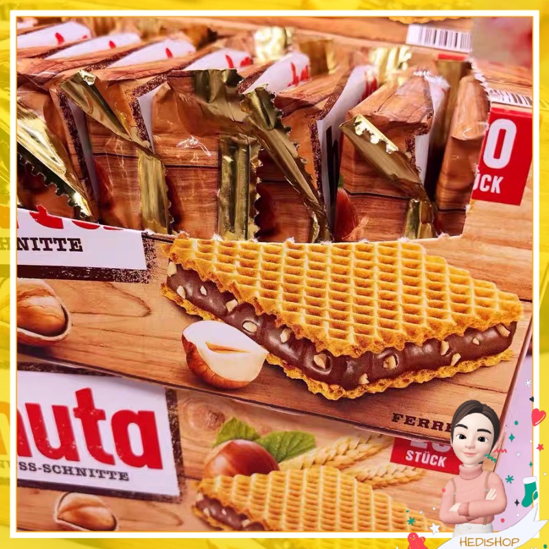 

Ferrero Hanuta Wafer Isi 10 Pcs