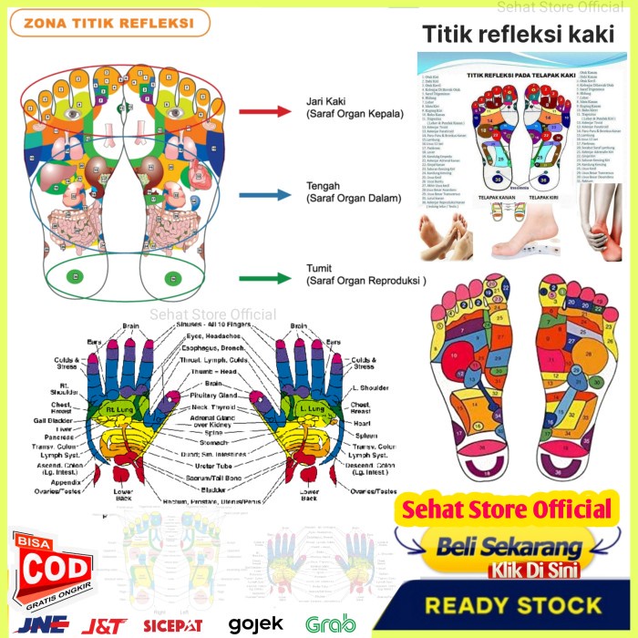 JM- KAYU Alat Terapi Refleksi Telapak Kaki Alat Pijat Kayu Pijet Kesehatan