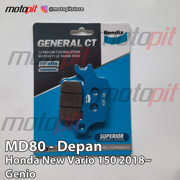 BENDIX MD80 KAMPAS REM HONDA NEW VARIO 150 GENIO
