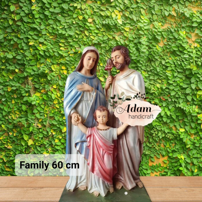 Patung keluarga kudus 60 cm - patung holly family - kado pernikahan
