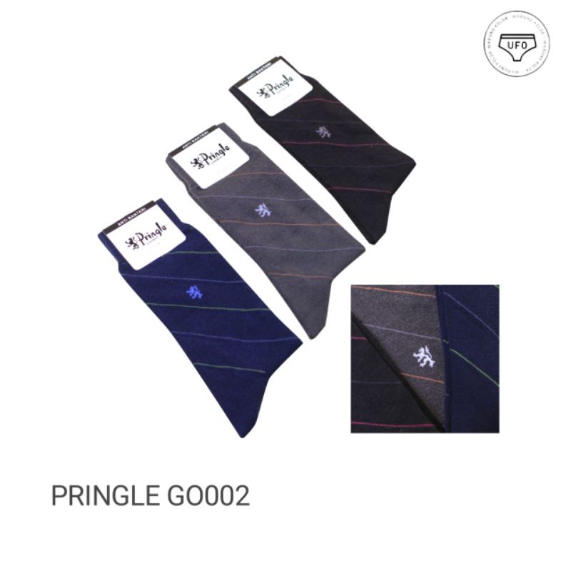 Kaos Kaki Pria PRINGLE LONDON GO002 Anti Bacteri Isi 1 Pasang