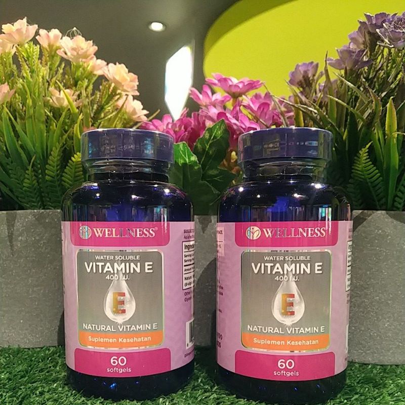 wellness vitamin e watersoluble (60 softgels)