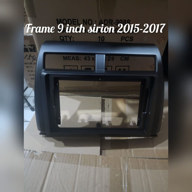 frame head unit android 9 inch mobil sirion 2015-2017