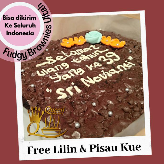

Kue Ultah Fudgy Brownies Coklat Edisi Khusus Ulang Tahun Stok Terbatas