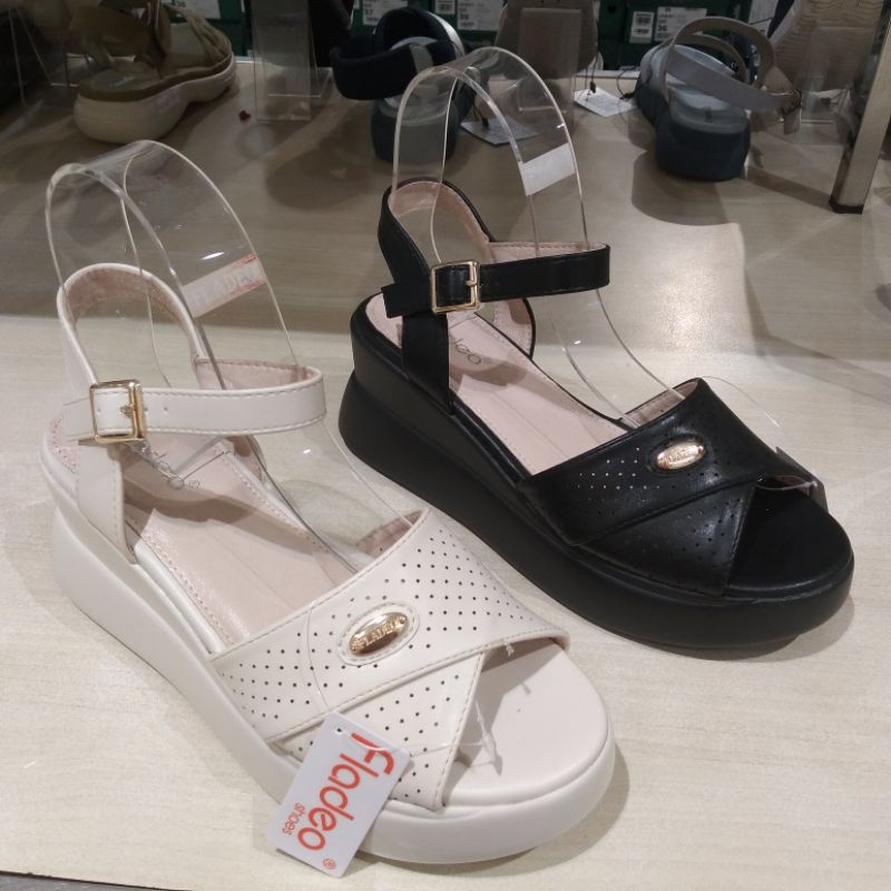FLADEO NEW SANDAL TALI WEDGES WANITA SUPER RINGAN,COMFORT & ORI SIZE 36-40