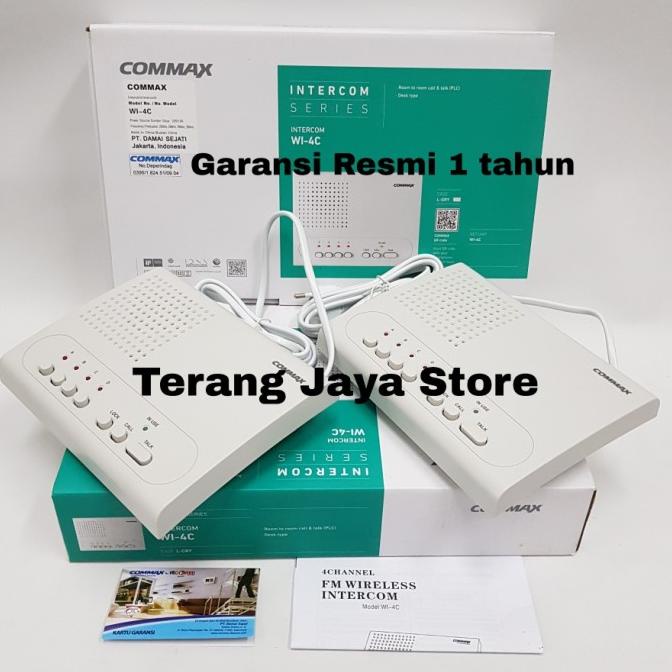 Intercom Commax Wi-4C (2 Unit) Intercom Wireless Commax Wi4C