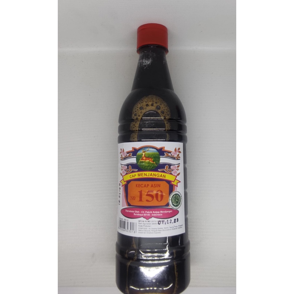

Kecap Asin Menjangan No. 150 @ 600Ml / Kecap Untuk Bak