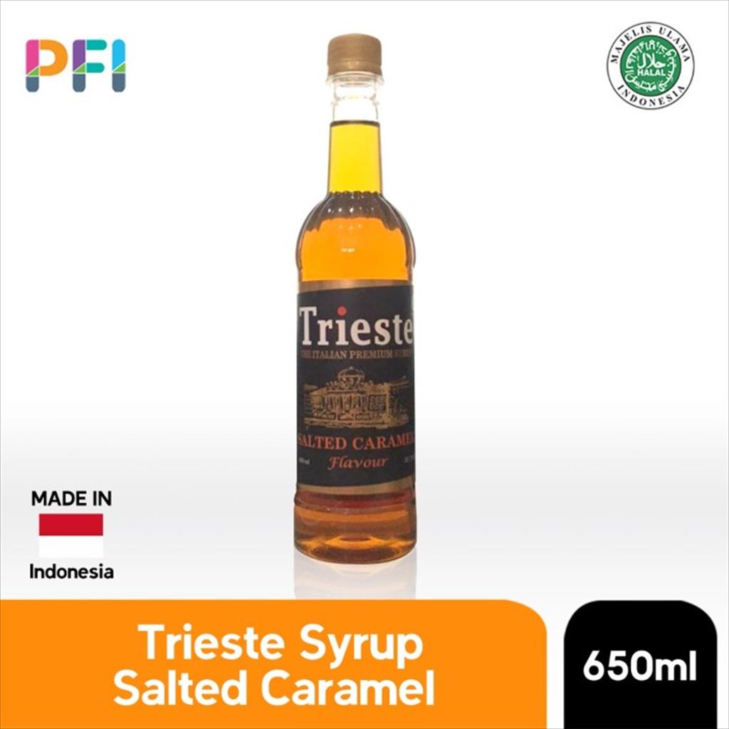 

Syrup Trieste Ed Caramel 650Ml Sirup Caramel
