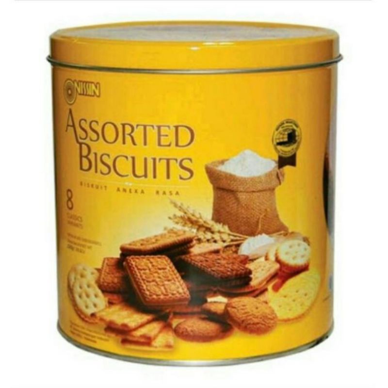 

Nissin Assorted Biscuit Yellow / Biskuit Kaleng 650Gr