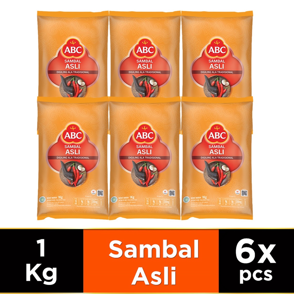 

Abc Saus Sambal 1 Kg - Multi Pa 6 Pcs