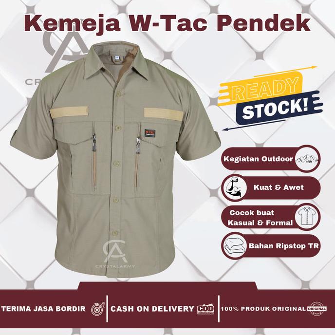 Kemeja Tactical W Tac - Lengan Pendek - Kemeja Wtac - Tactical - 511