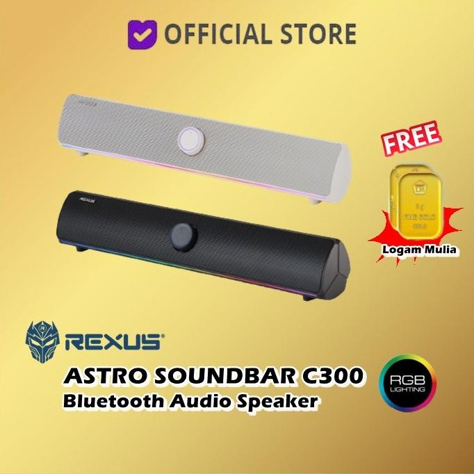 Rexus Astro Soundbar C300 RGB Lighting Bluetooth Audio Speaker C-300