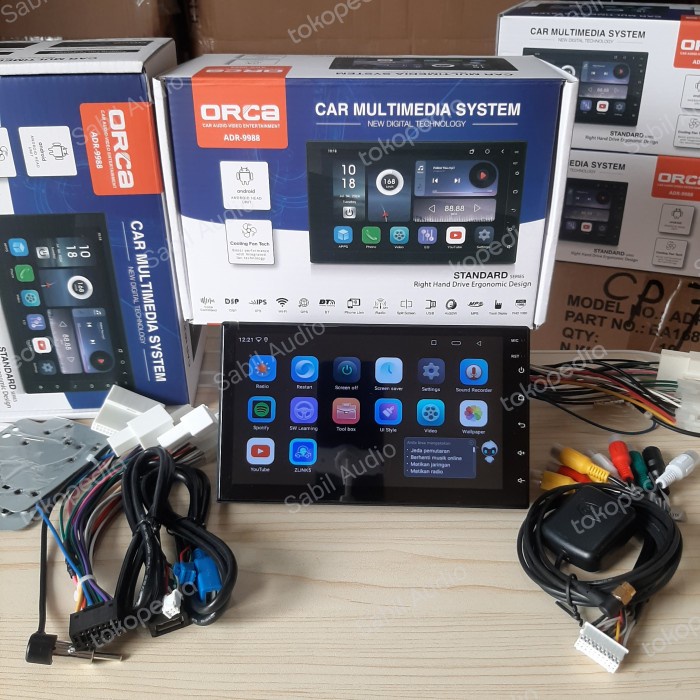 Asli Head Unit Orca Android 7 Inch Orca New Standard Series Orca Adr 9988 Ori