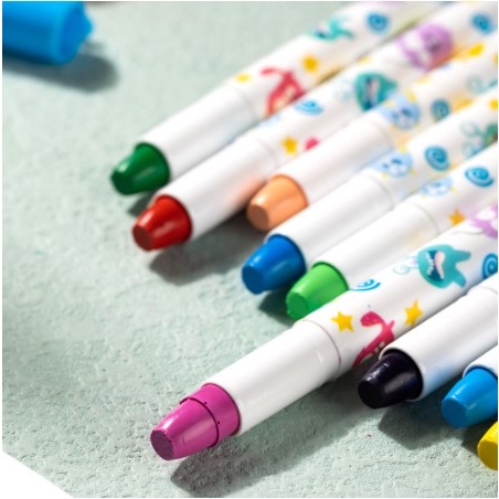 

Deli Gel Crayon / Krayon 12/24 Warna Tidak Mengot Tangan Bersertifikat Aman Ec211-12/Ec211-24