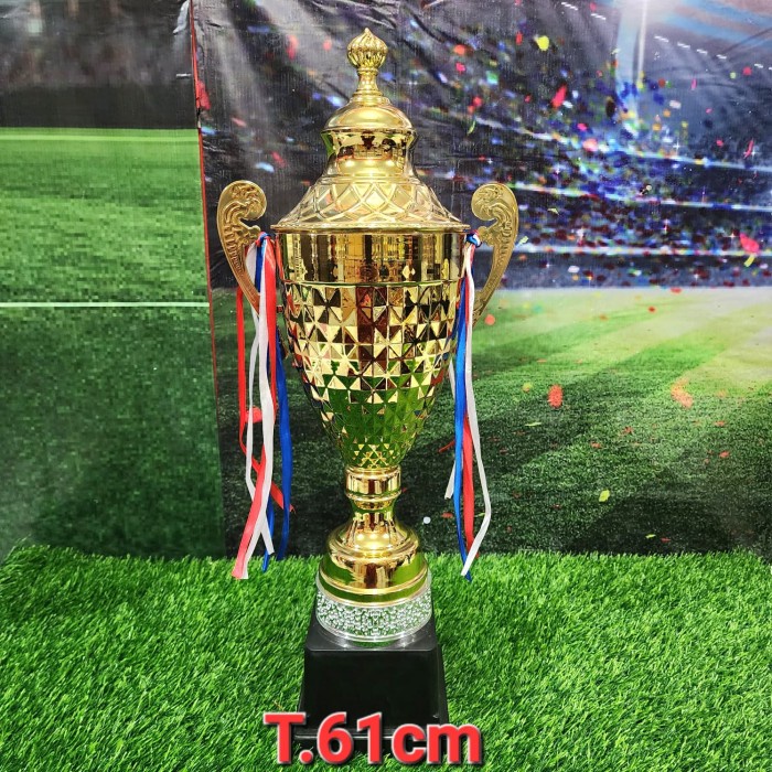 Piala Trophy Bergilir Bahan Logam/Metal Tinggi 61Cm