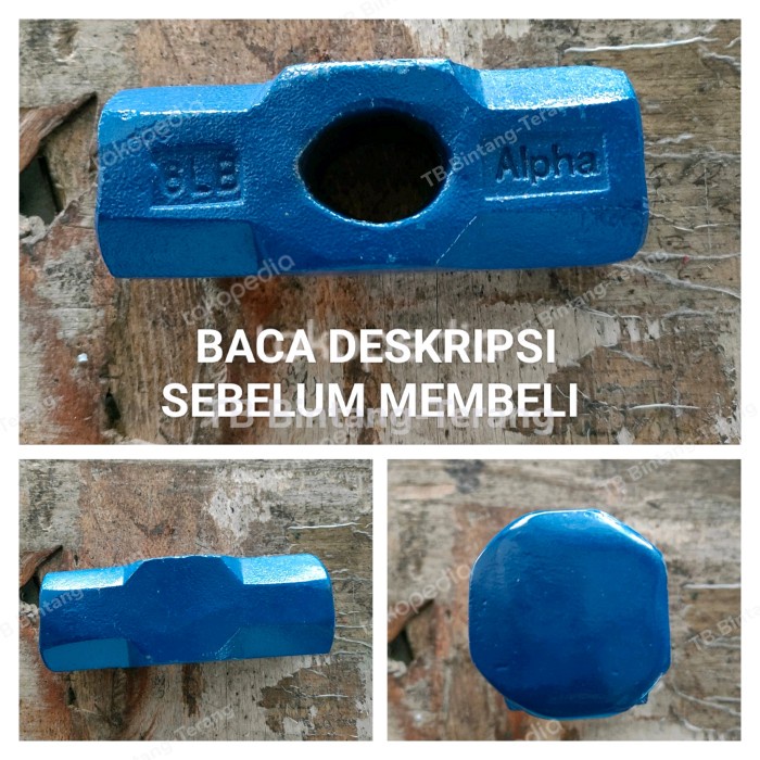 Promo Palu Batu Godam Bodem 6 Lb 3 Kg Tanpa Gagang