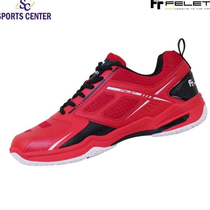 Special Price Sepatu Badminton Felet F-Unit / F Unit Red