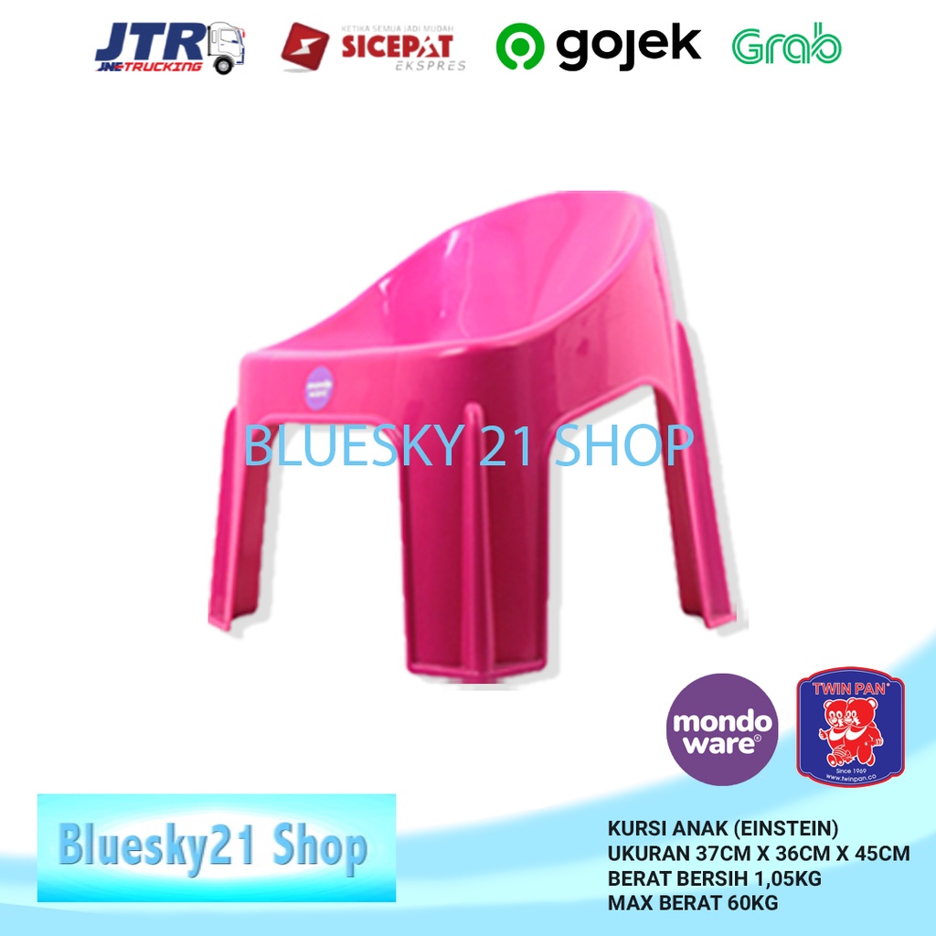 Kursi Anak Sandar Plastik Warna Warni / Kursi Anak Sender Plastik