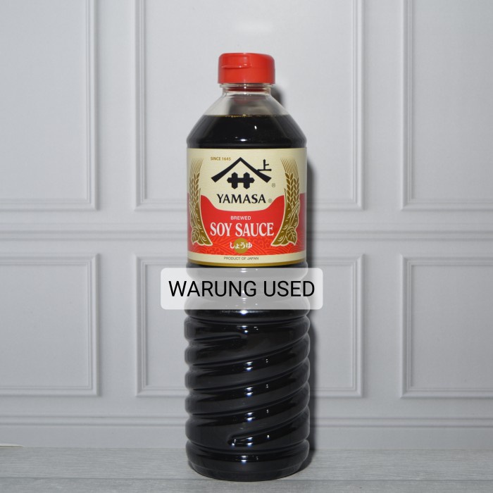 

Yamasa Soy Sauce 1000 Ml ( 1 L ) /Shoyu/Kecap Asin Jepang/Saus Jepang