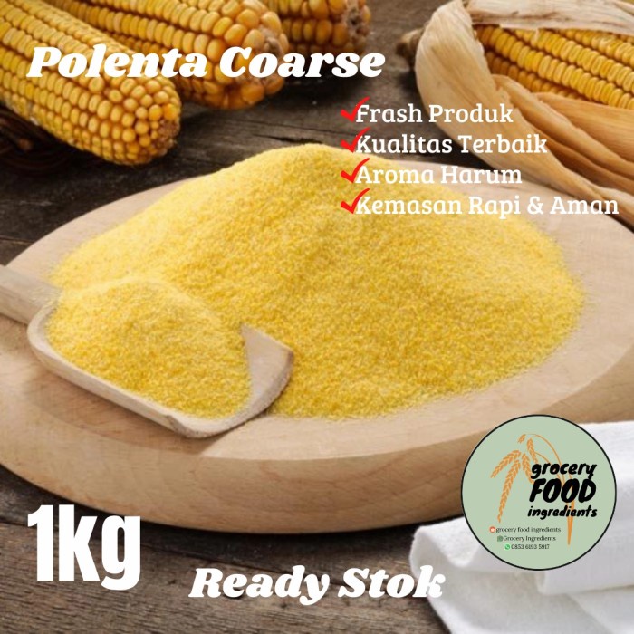 

Baru!! Organic Polenta Coarse from Australia