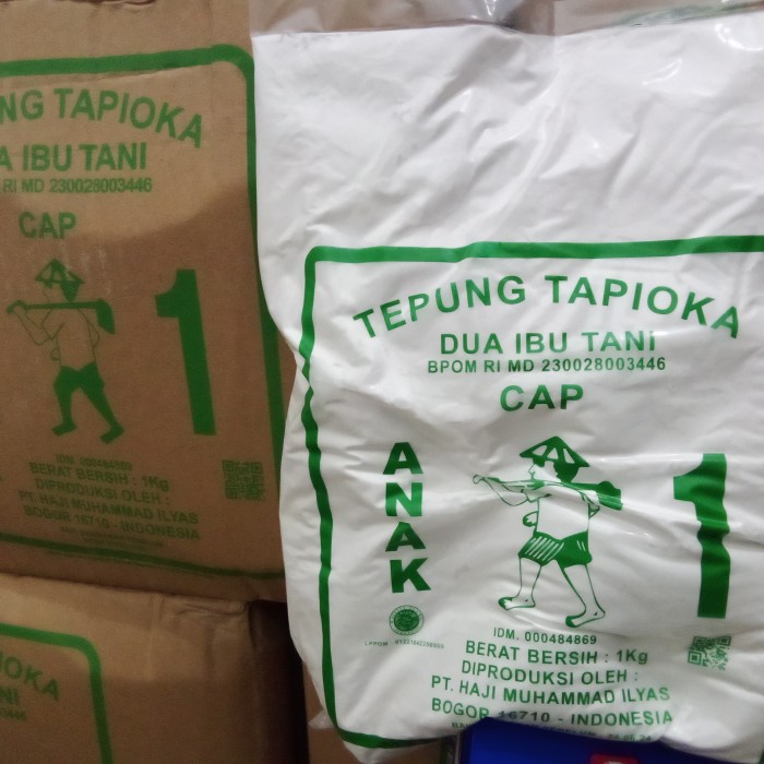 

Harga!! Tapioka Sagu Dua Ibu Tani Cap Anak 1 DUS 10kg