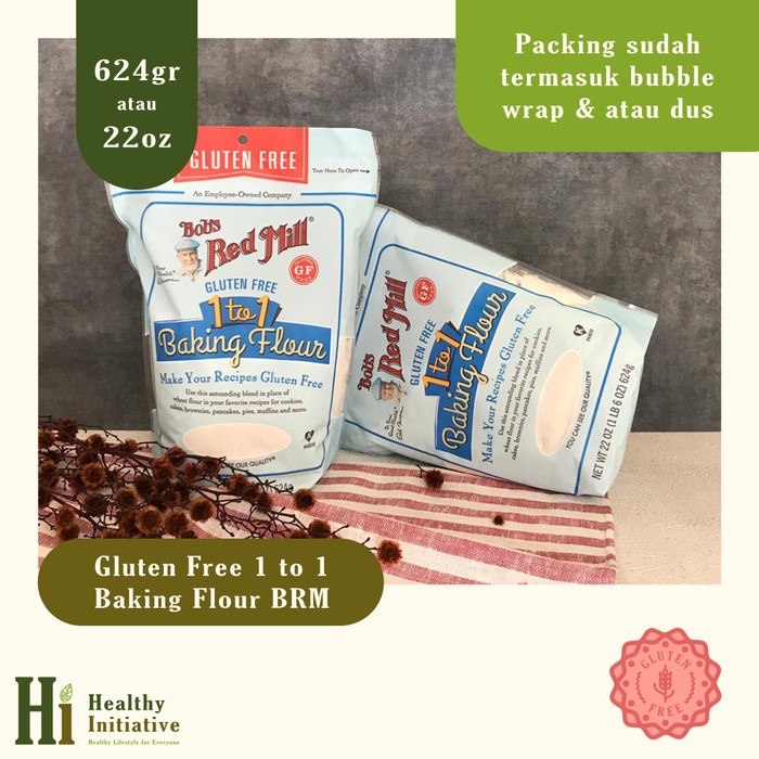 

Update!! b's Red Mill 1 to 1 Baking Flour Gluten Free 623 Gr / 22 OZ