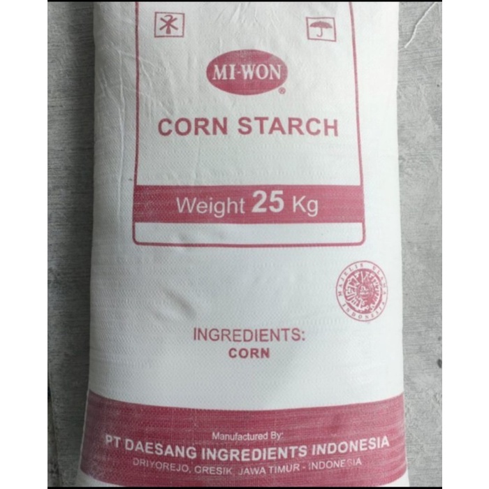 

Populer Maizena Miwon 25kg - Cornstarch Mi-Won = Only