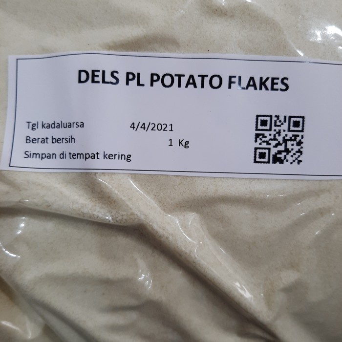 

Baru!! DELS POTATO FLAKE ATAU TEPUNG KENTANG HALUS 1KG COCOK U/ KUE, CAKE DLL