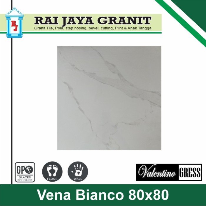 Granit Valentino Gress 80X80 Vena Bianco