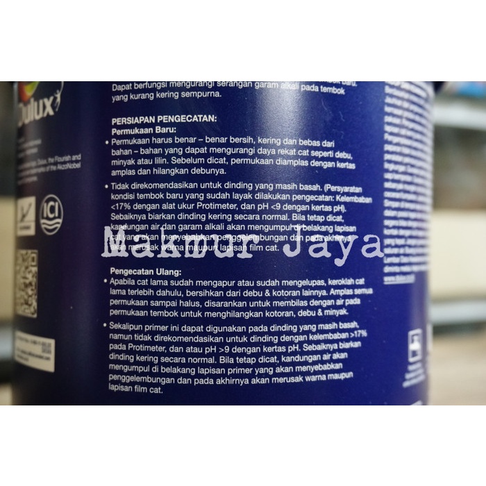 Dulux Alkali Resisting Interior Cat Dasar 2.5L -Megah CT