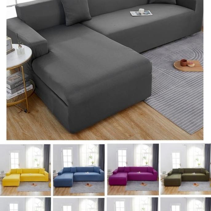 COVER SOFA L ELASTIS SIKU COVER SOFA L SHAPED SARUNG SOFA L ELASTIS