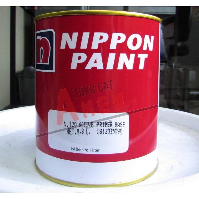 NIPPON PAINT VINILEX 120 ACTIVE PRIMER 1L / CAT DASAR BESI GALVANIS -Megah CT