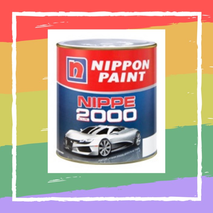 Nippe 2000 cat duco mobil motor truk engkel mitsubishi kuning putih -Megah CT