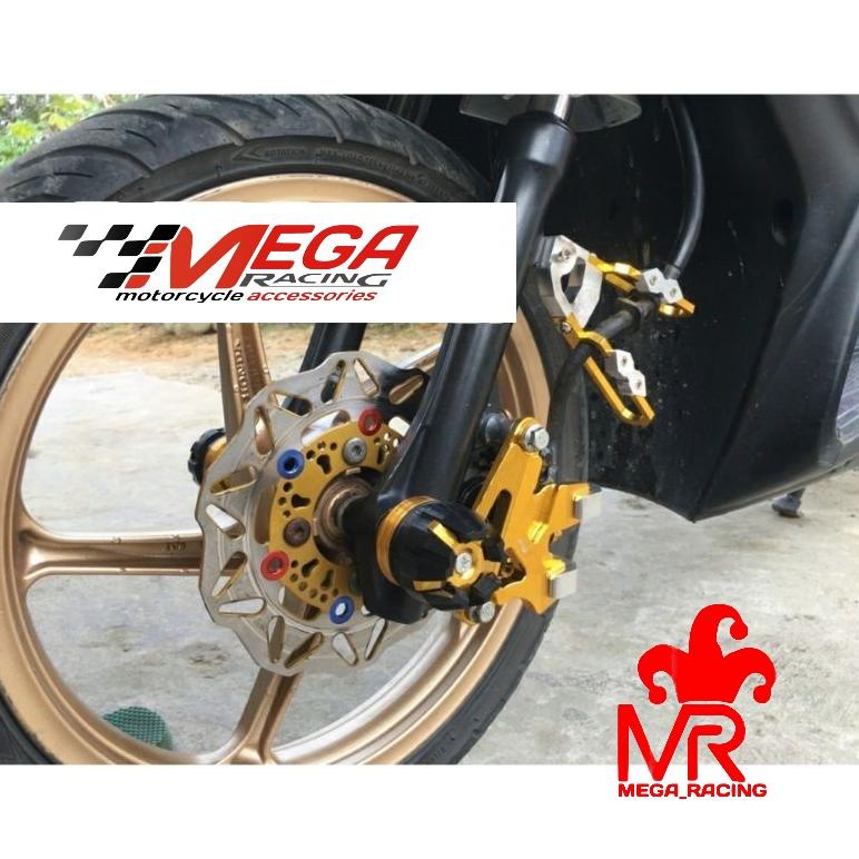 Termurah Paket Variasi Piringan Cakram Disc Depan + Cover Kaliper + Jalu As Roda Depan + Kleman Sela