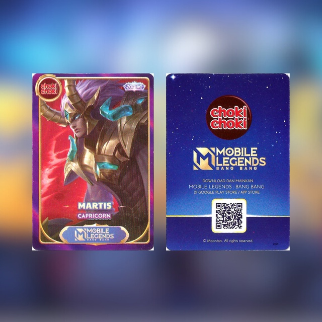 Kartu Mobile Legends Choki Choki Martis Capricorn