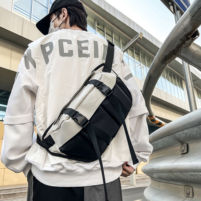 Tas Dada Pria Jepang Pakaian Kerja Santai Tas Pinggang Olahraga