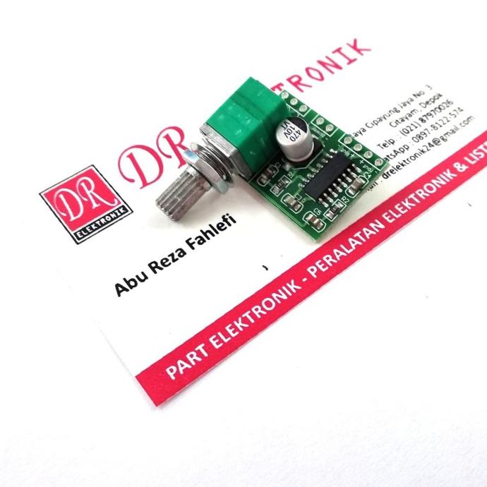 Baru Kit Power Ampli Mini Board 5v stereo audio PAM8403 PAM 8403 Modul dre3