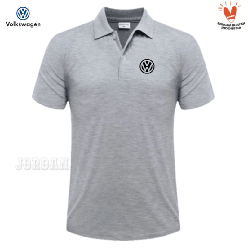 Polo shirt Tshirt Kaos Kerah Volkswagen Rally