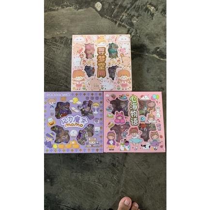 

Original Stiker Viral Momo || Sticker Waterproof Sticker Momo Dapat Box Isi 100 Lembar Cod