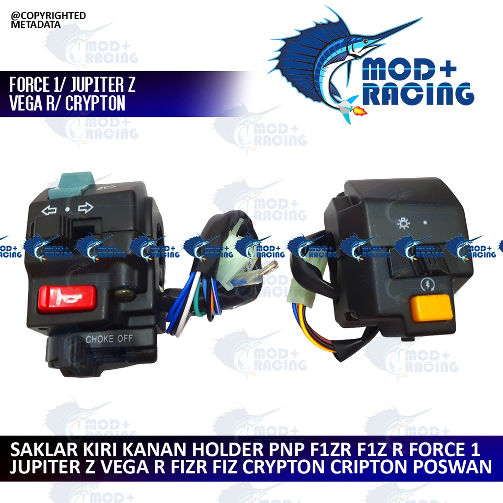 SAKLAR SWITCH KIRI KANAN HOLDER F1ZR F1Z R FORCE 1 JUPITER Z VEGA R FIZR FIZ CRYPTON CRIPTON POSWAN 