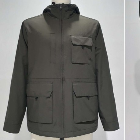 [COD] Jaket Old Navy Mens Detachable Hood Puffer Jacket Heather Terbatas