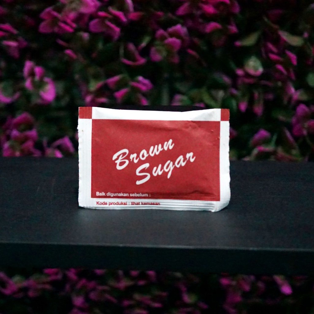 

[Isi 125 Pcs] Brown Sugar Sachets - Gula Merah Saset Hotel - Gula Aren