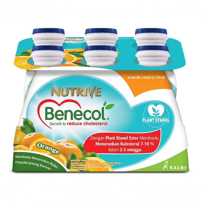 

Benecol Yogurt Orange 600 ml (6 botol @100 ml)