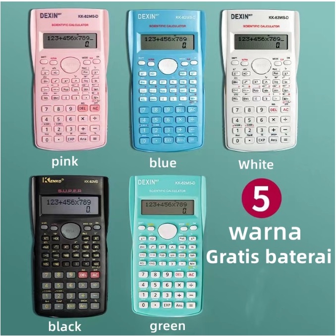 

XM4 KALKULATOR SCIENTIFIC SCIENTIFIC CALCULATOR KALKULATOR ILMIAH SEKOLAH 12 DIGIT HRH